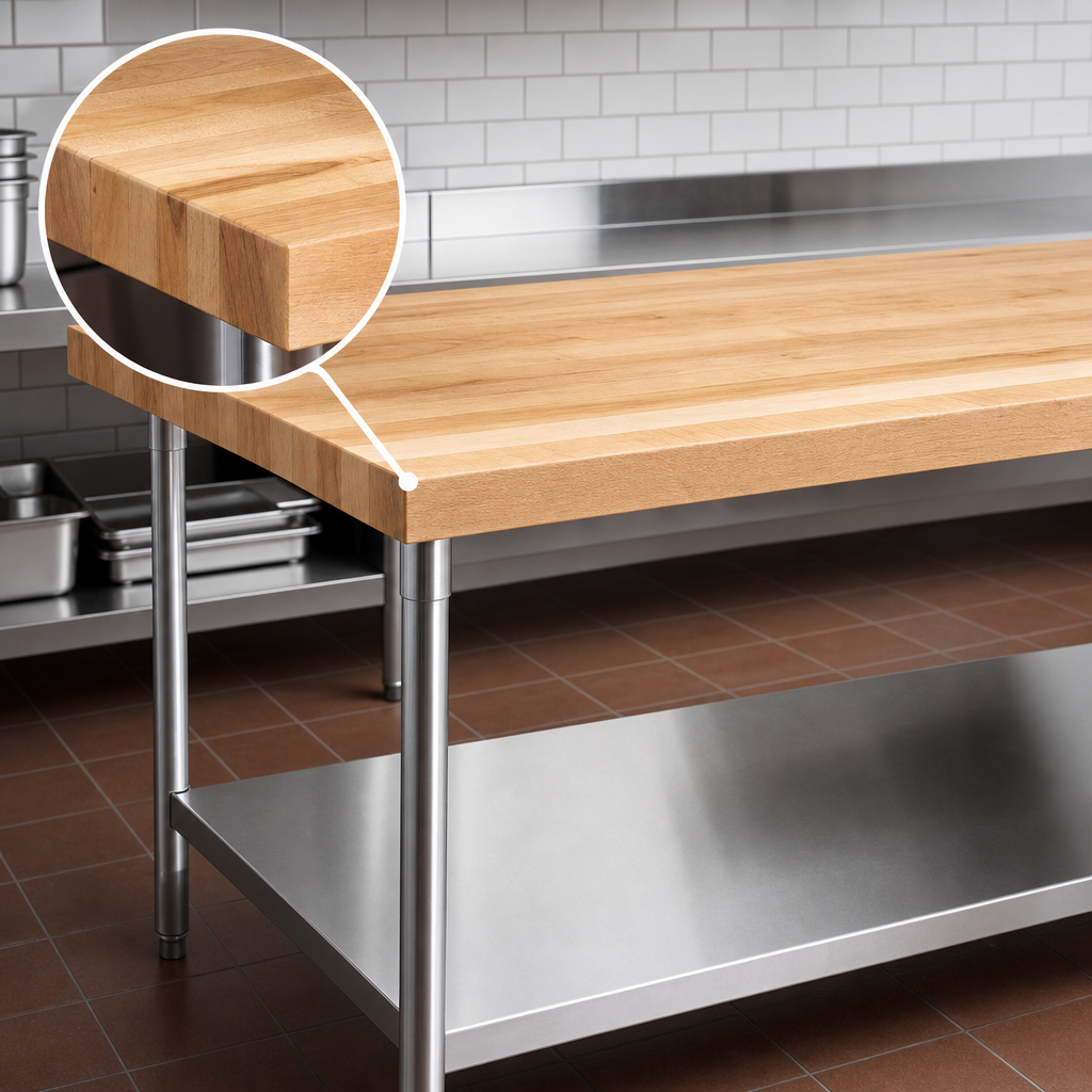 Thick Maple Work Surface