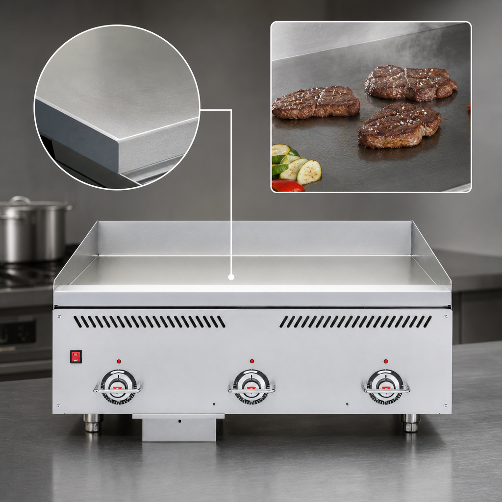 1-Inch Chrome Plated Griddle Plate