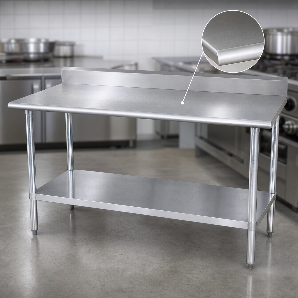 Reinforced Stainless Steel Top