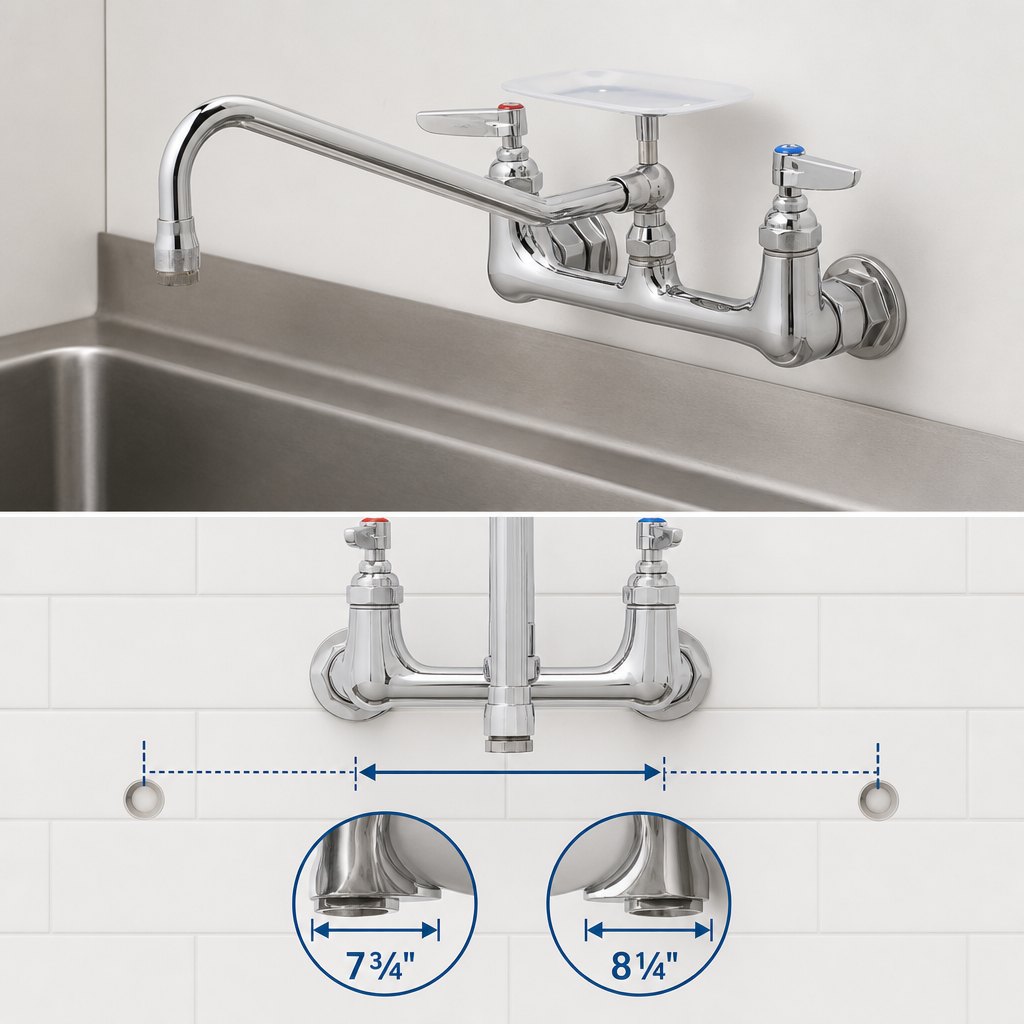 8-Inch Wall Mount Centers