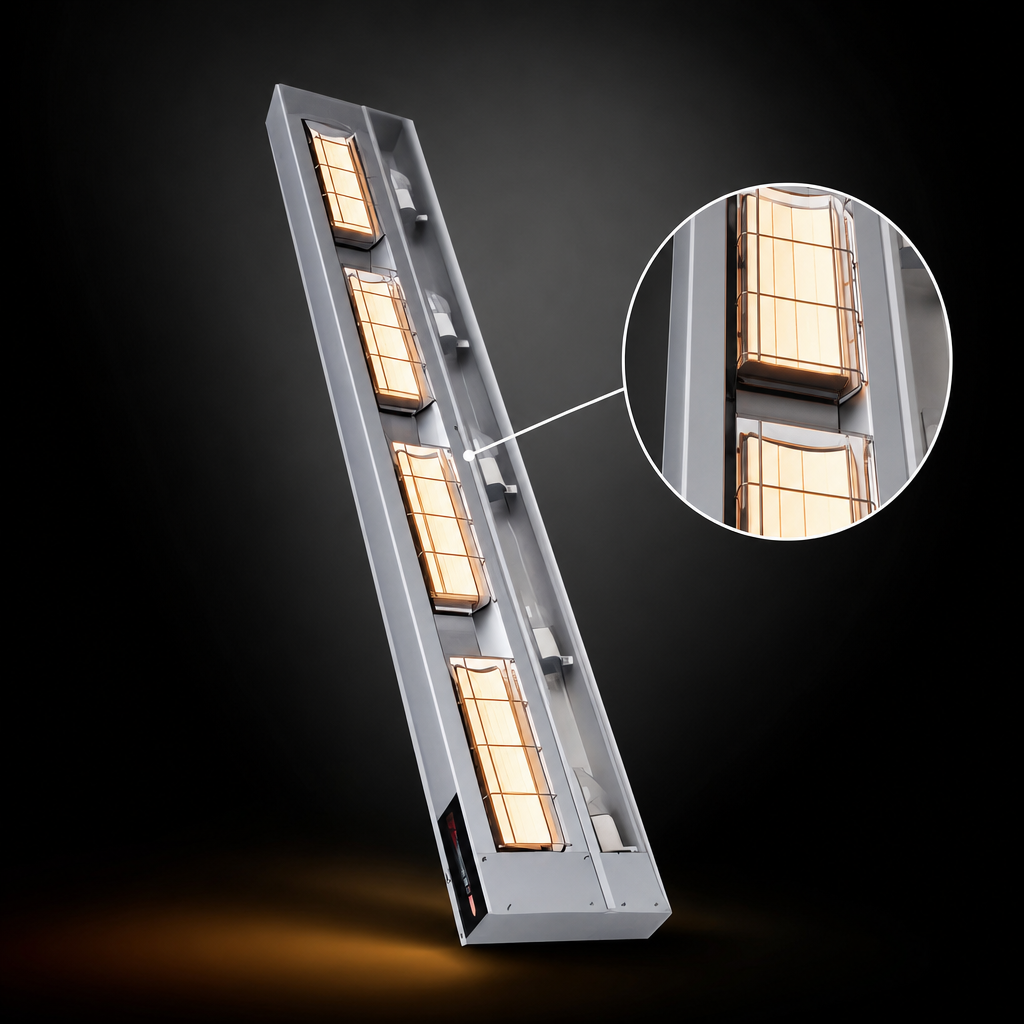Double Ceramic Tile Heating