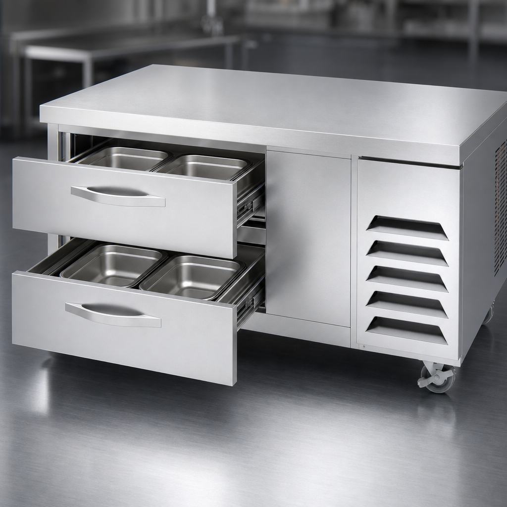 Two Refrigerated Drawers