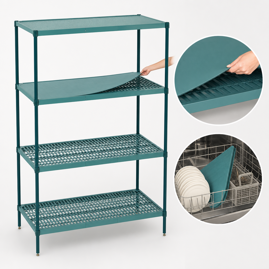 Removable Polymer Shelf Mats