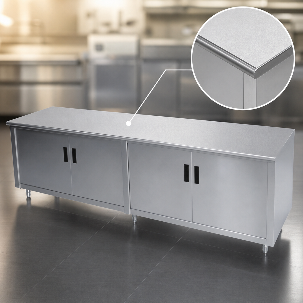 16-Gauge 304 Stainless Steel Top