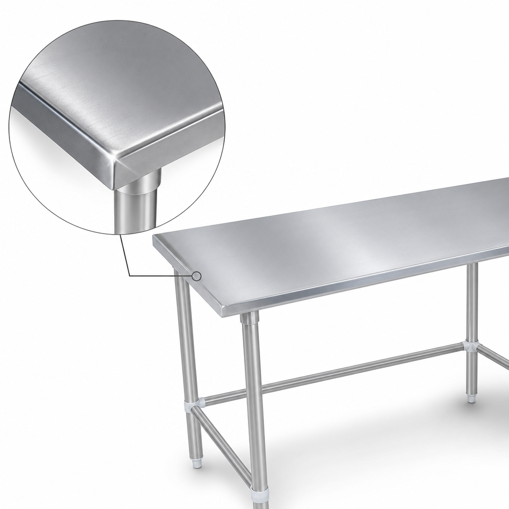 16-Gauge TIG-Welded Stainless Steel Top