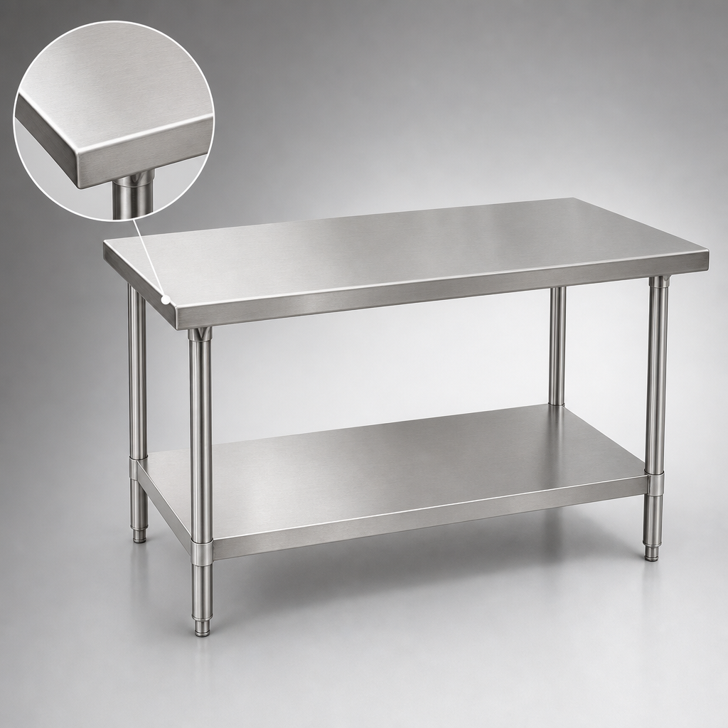 14 Gauge 304 Stainless Steel Top