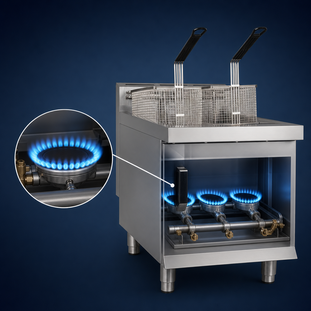 4 Burner Gas System