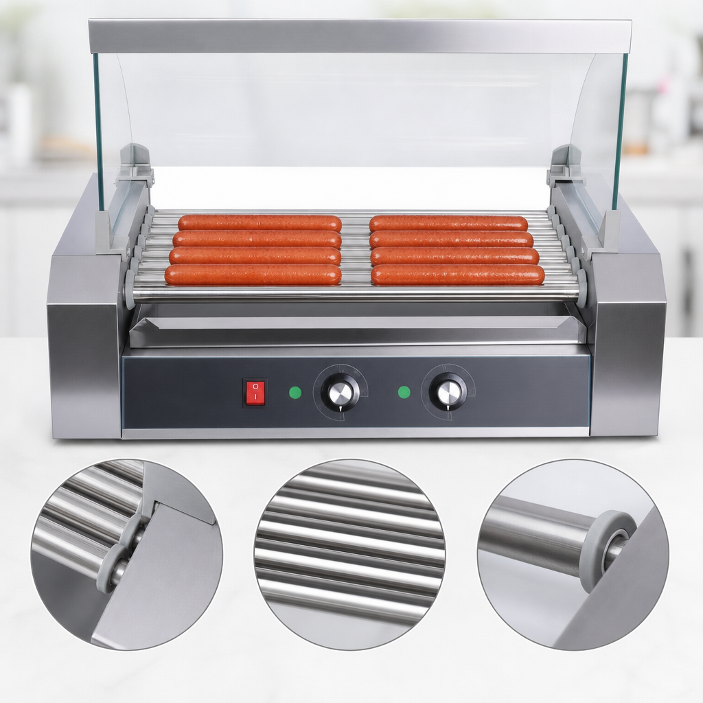 Seven Non-Stick Rollers
