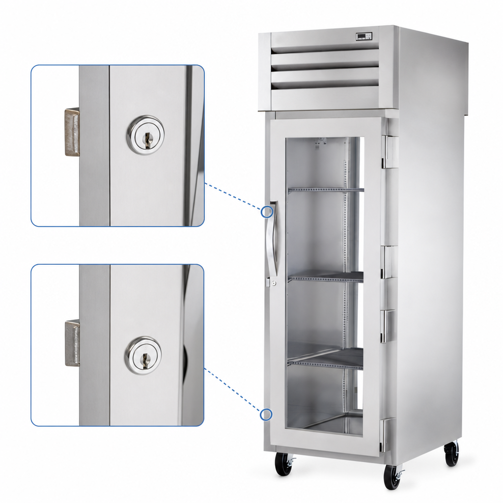 Lockable Glass Doors
