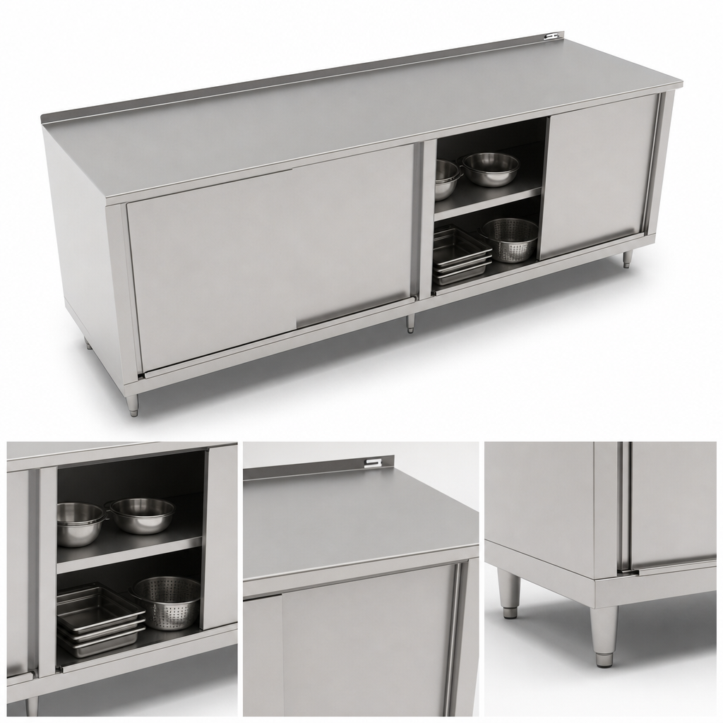 Cabinet Base with Sliding Doors
