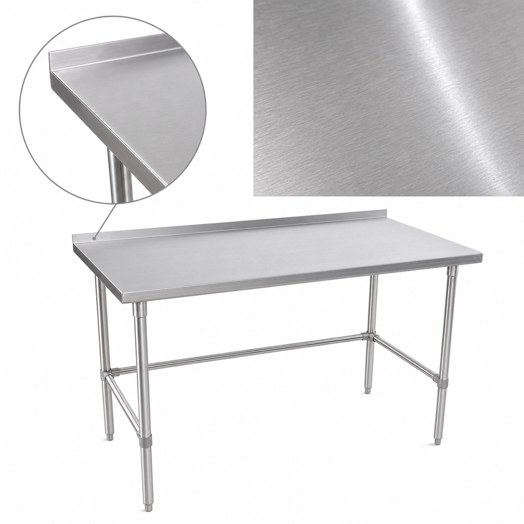 16-Gauge Stainless Steel Top