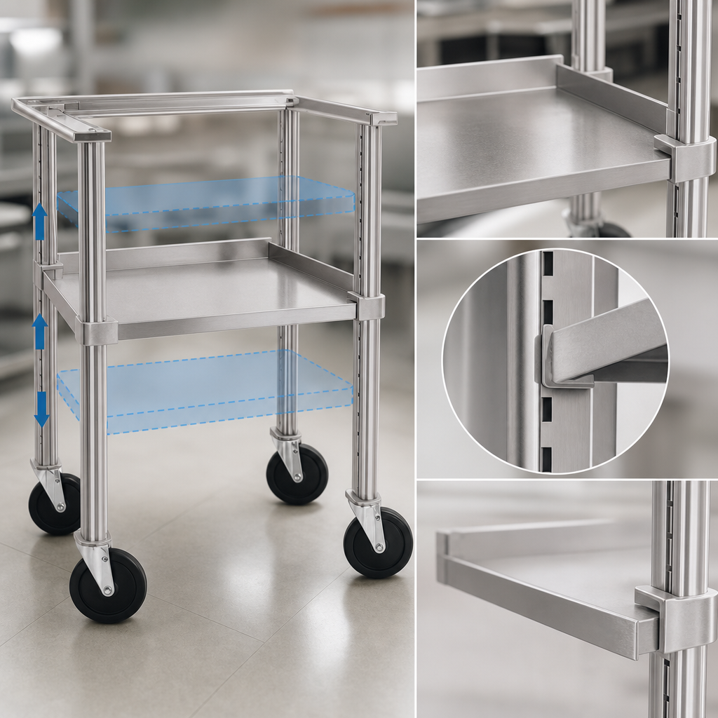 Adjustable Stainless Steel Shelf