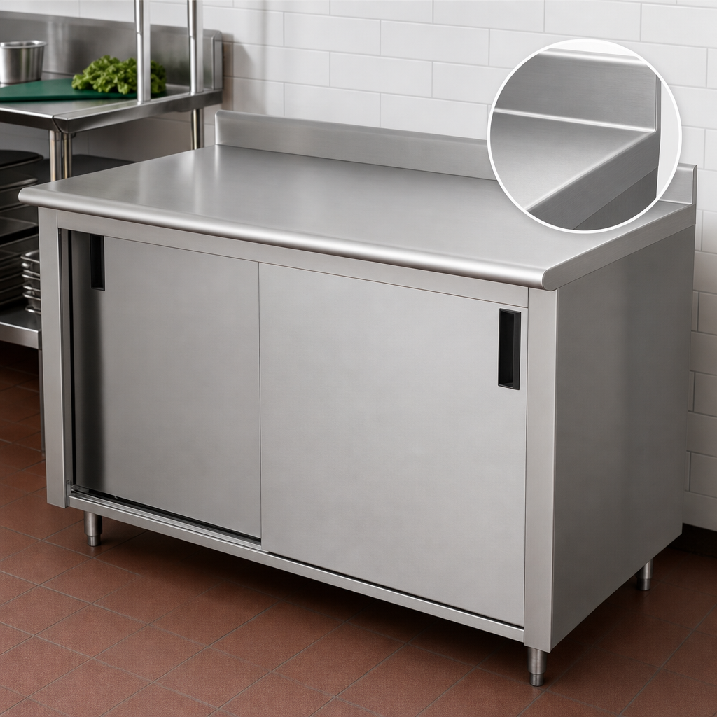 14-Gauge 304 Stainless Steel Top