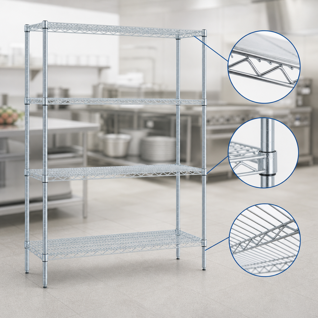 Patented QuadTruss Shelves