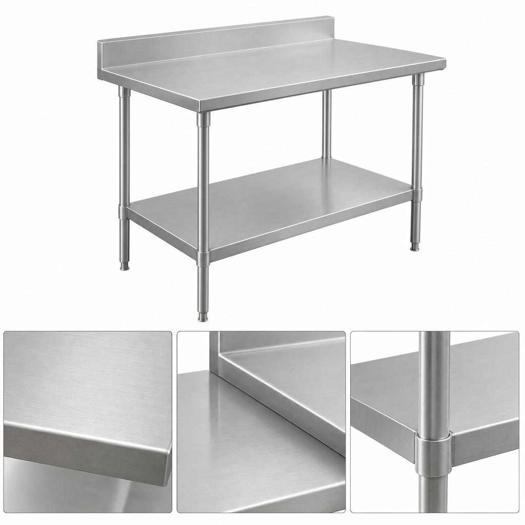 16-Gauge Stainless Steel Top