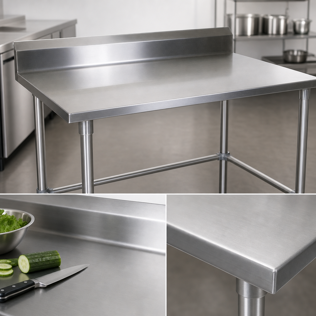 16-Gauge 300-Series Stainless Steel Top
