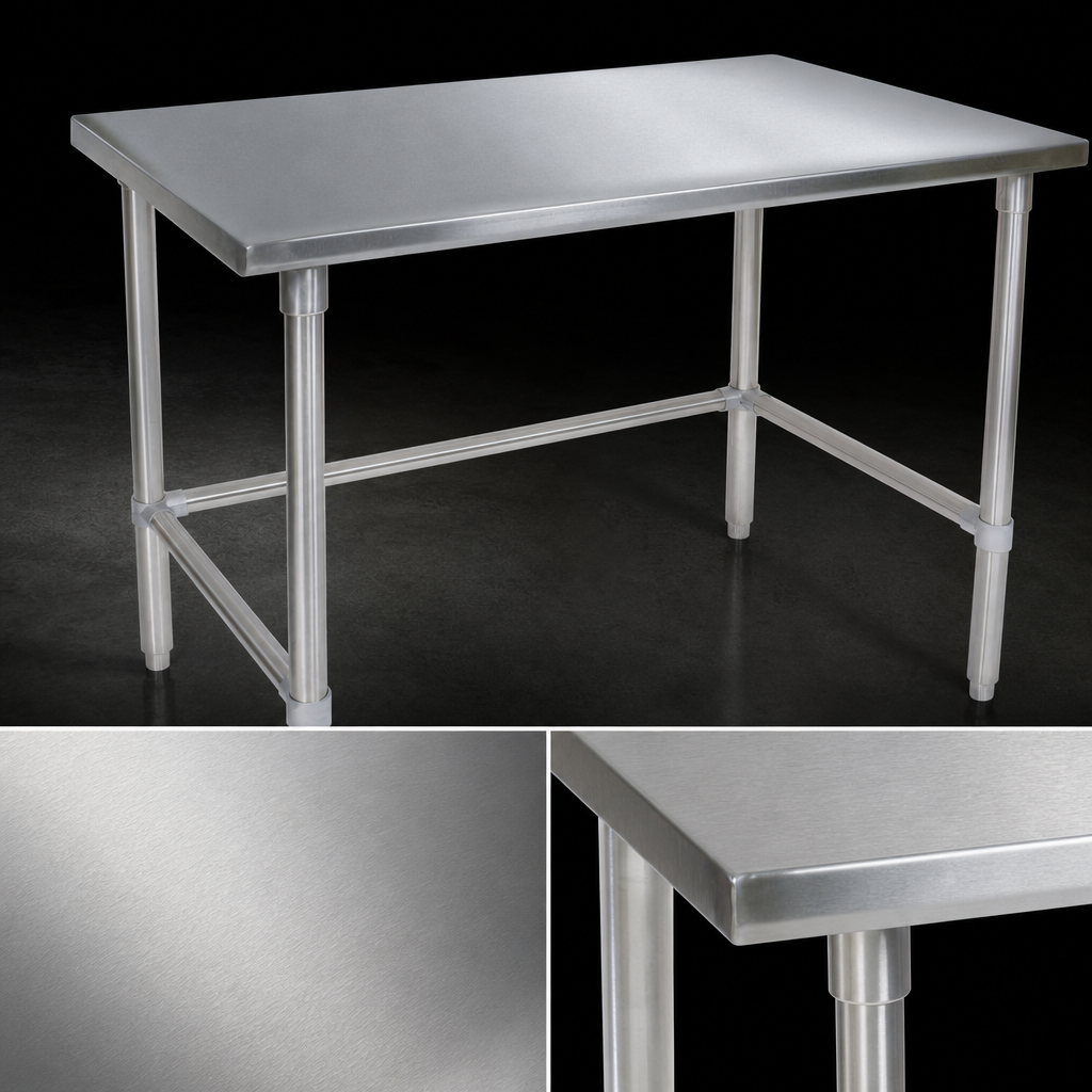 16-Gauge Stainless Steel Top
