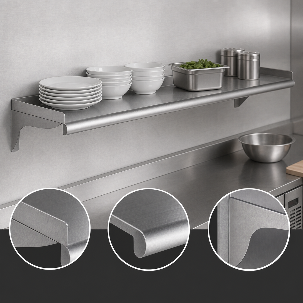 16-Gauge Type 430 Stainless Steel Construction