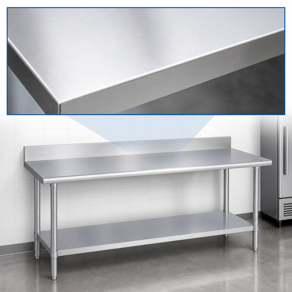 16-Gauge 300 Series Stainless Steel Top
