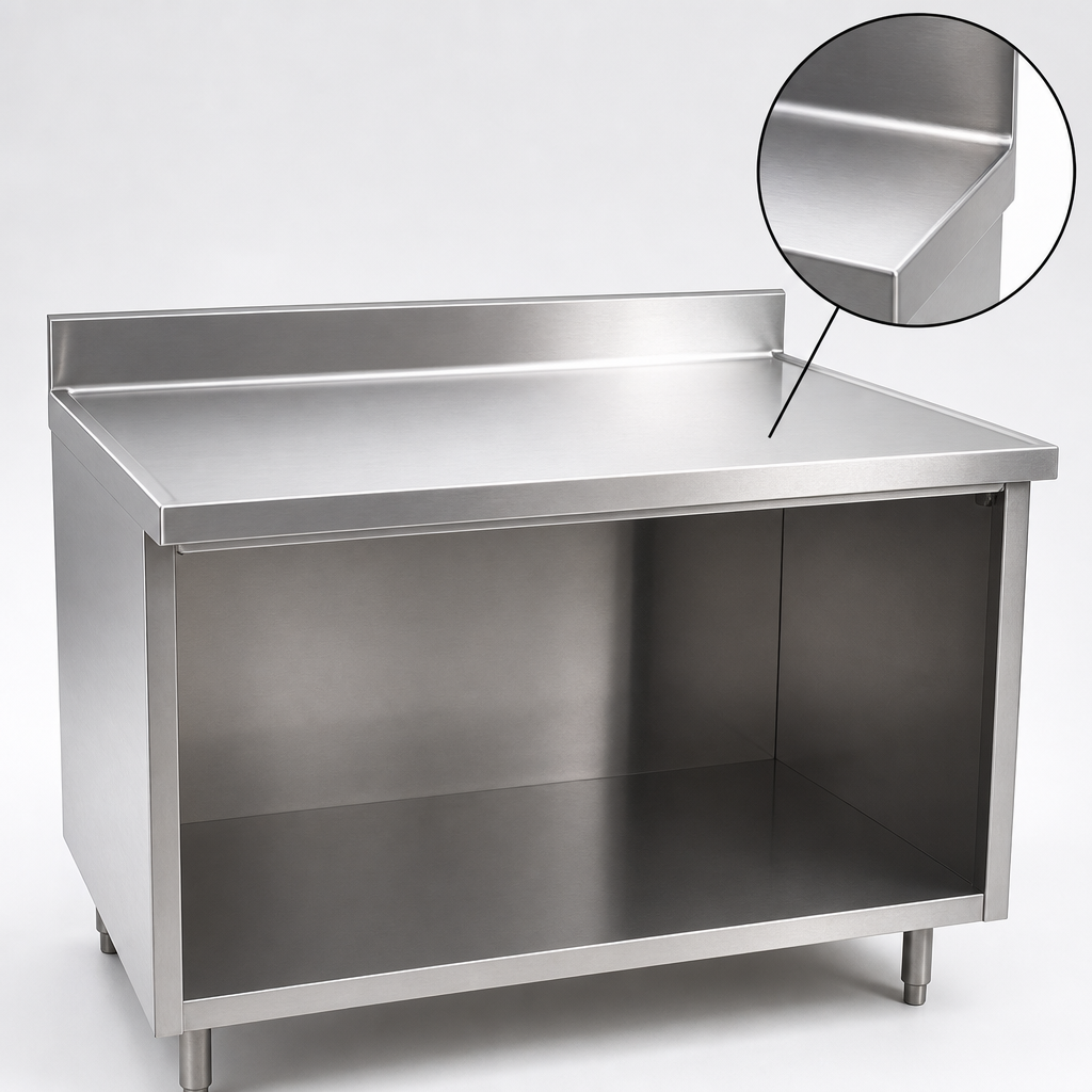 14-Gauge 304 Stainless Steel Top