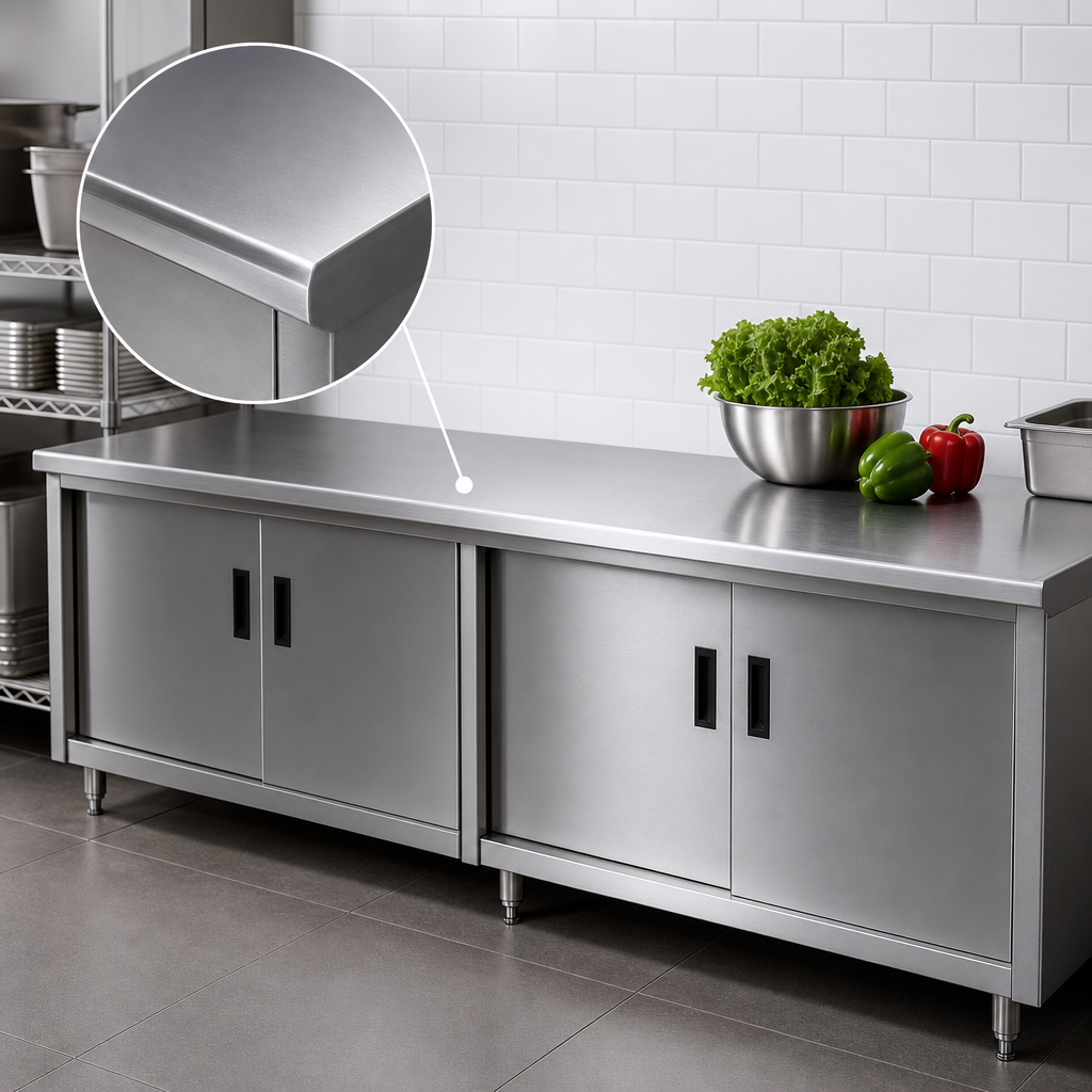16 Gauge 304 Stainless Steel Top