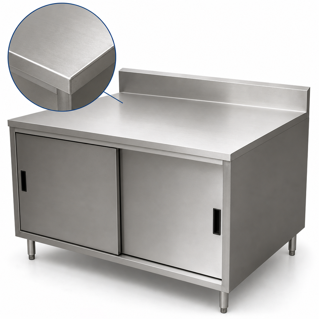 14-Gauge 304 Stainless Steel Top