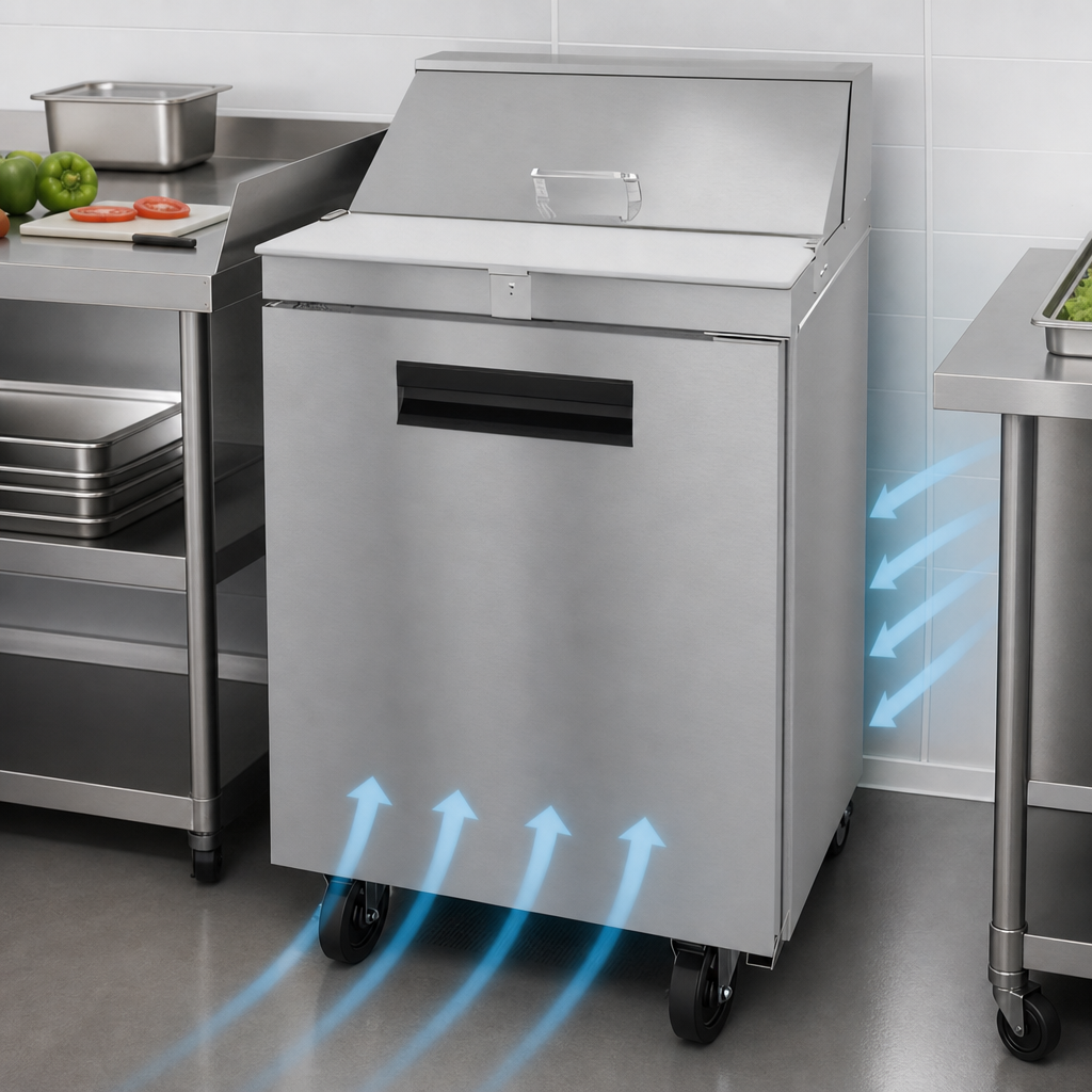 Front-Breathing Refrigeration
