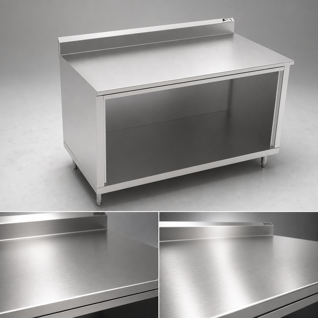 16-Gauge 300-Series Stainless Steel Top