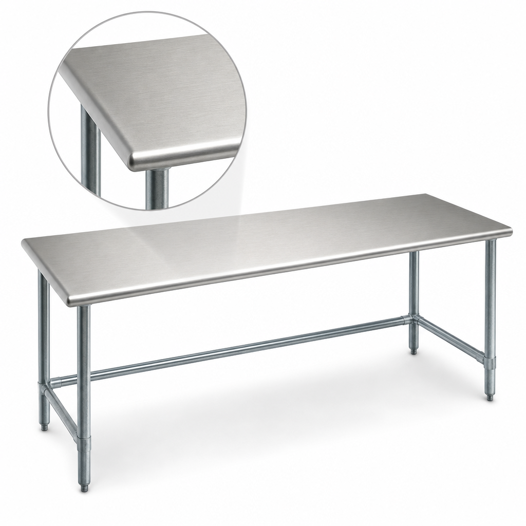 Heavy-Gauge 430 Stainless Steel Top