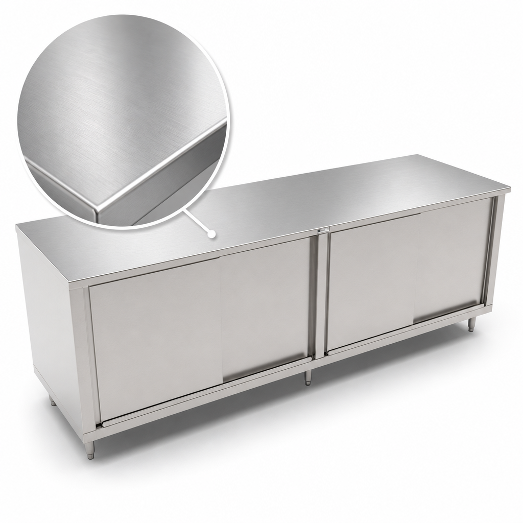 14-Gauge Stainless Steel Top