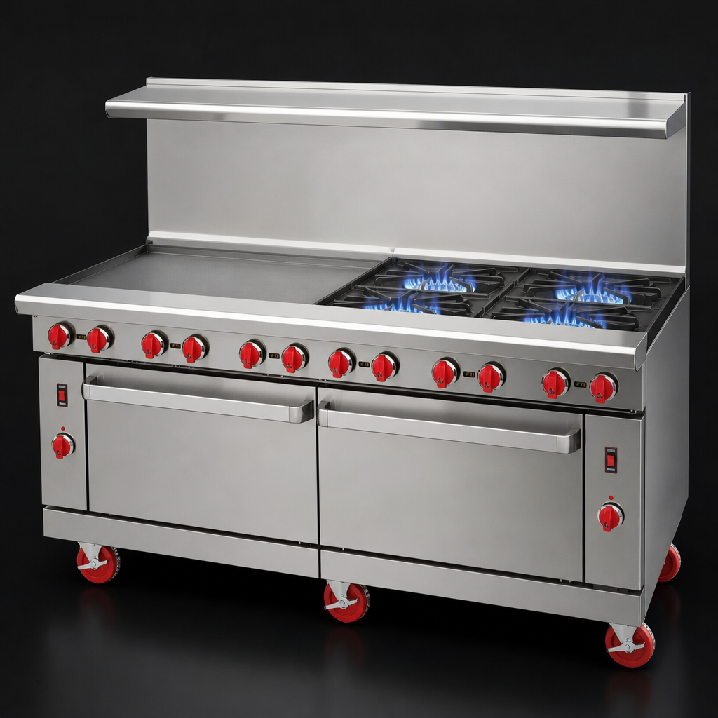 Four Open Burners