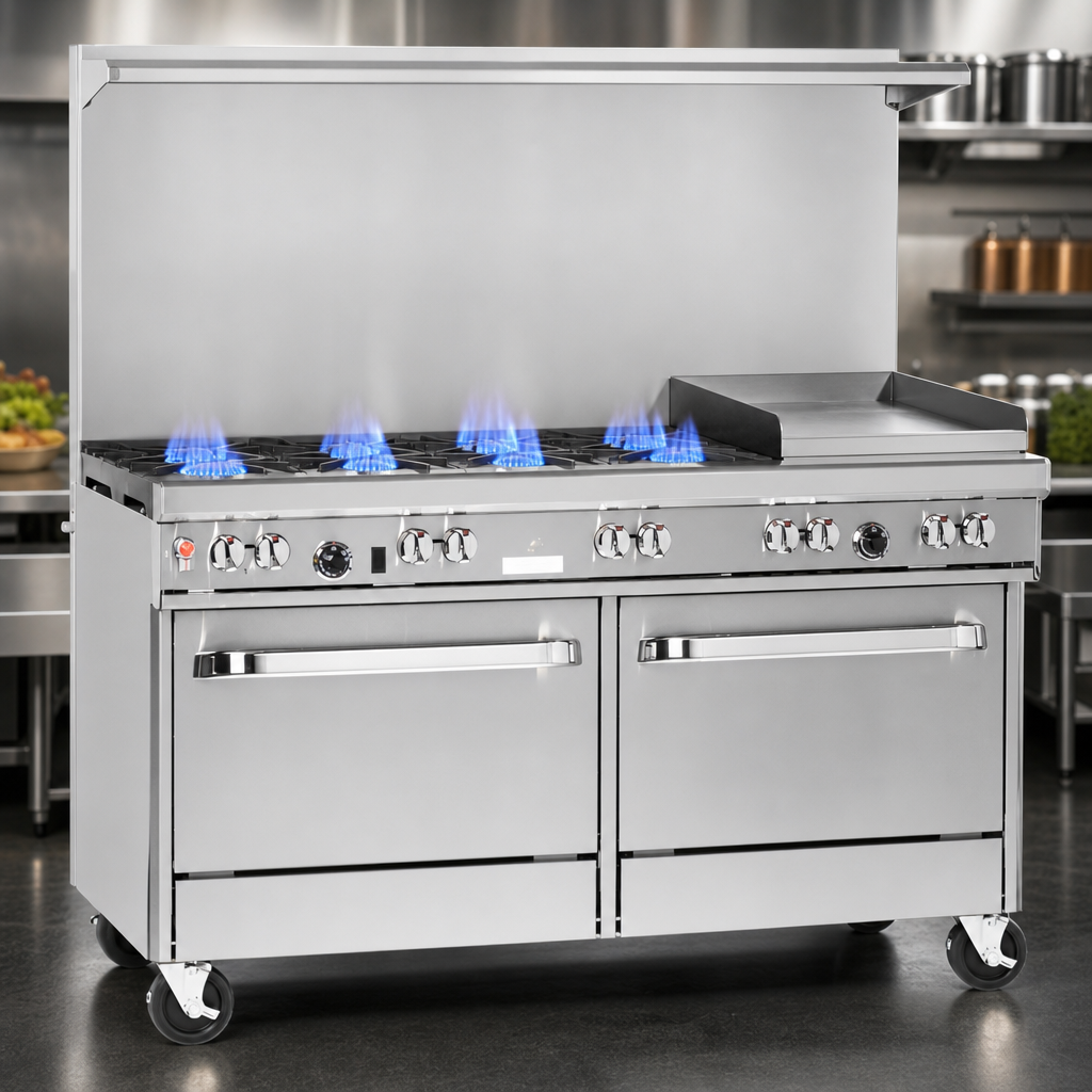 Four Non-Clog Burners