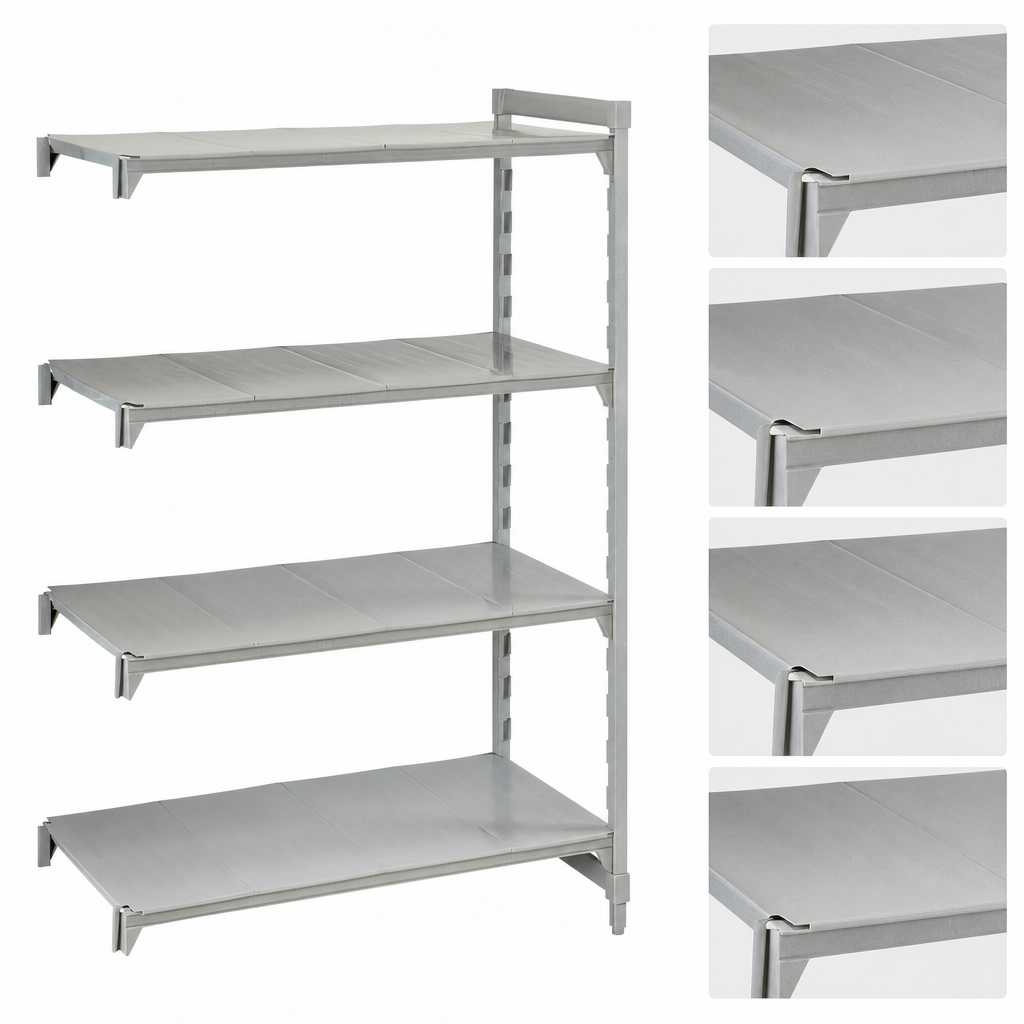 4 Solid Shelf Plates