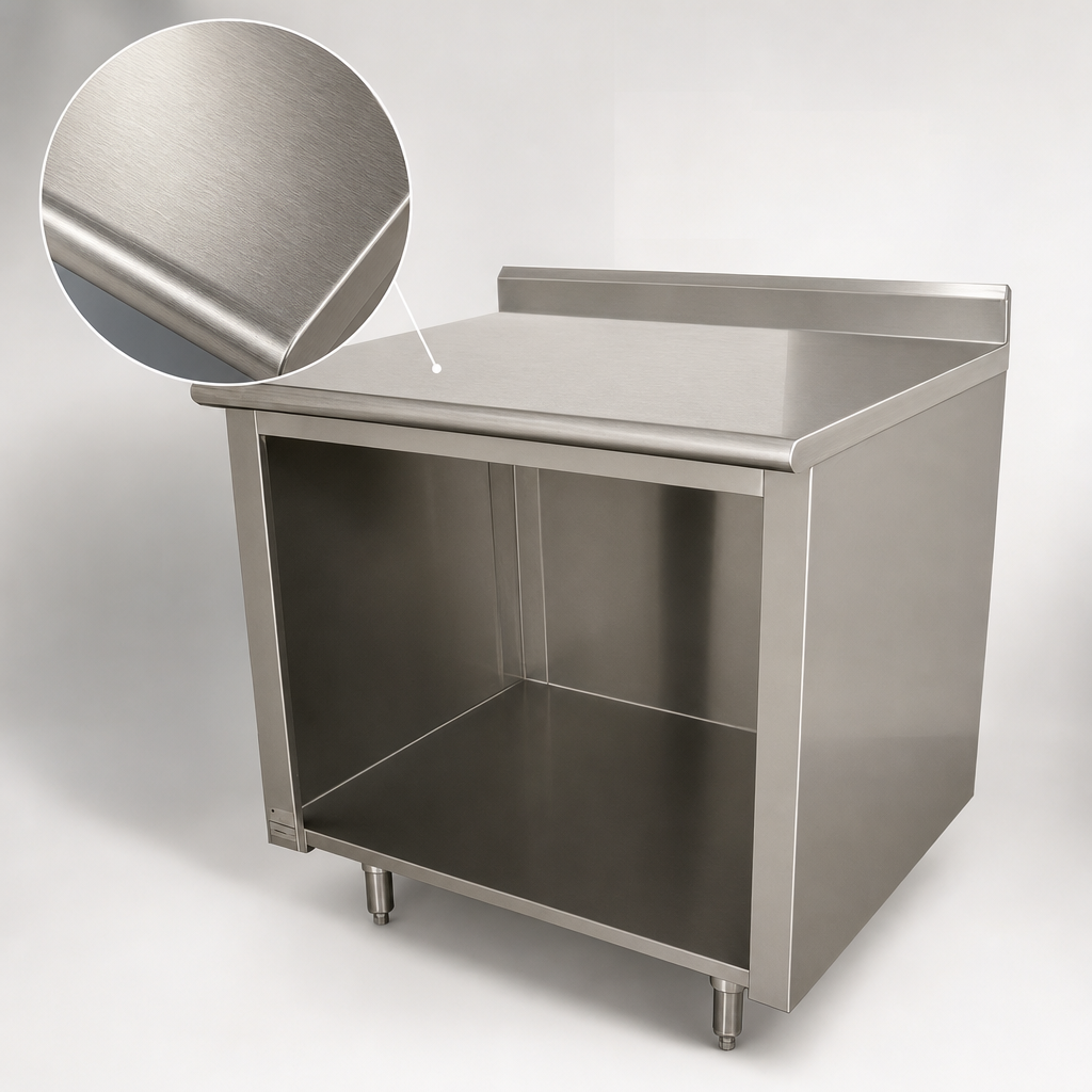 16 Gauge 304 Stainless Steel Top