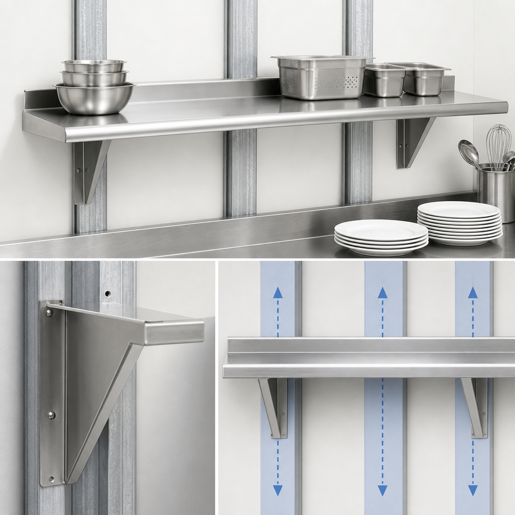 Wall-Stud Friendly Brackets