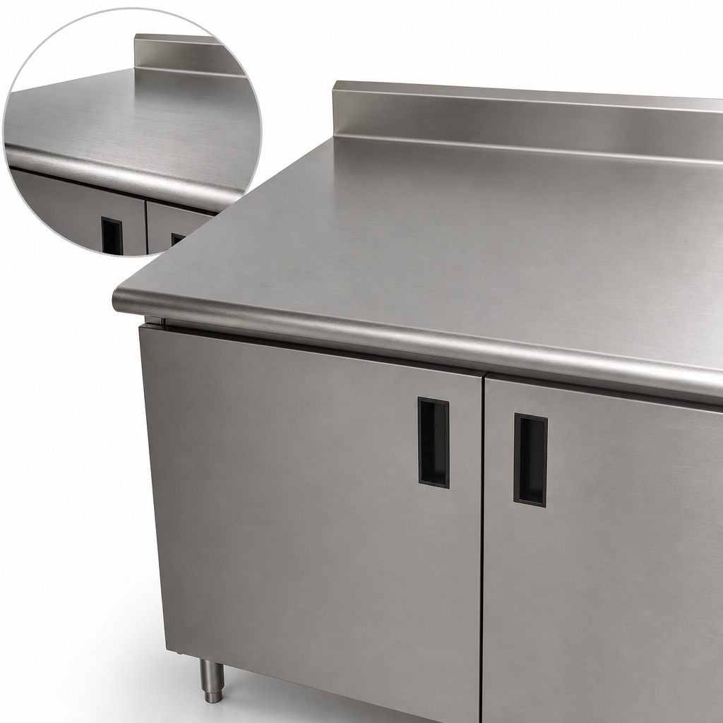 16-Gauge 304 Stainless Steel Top