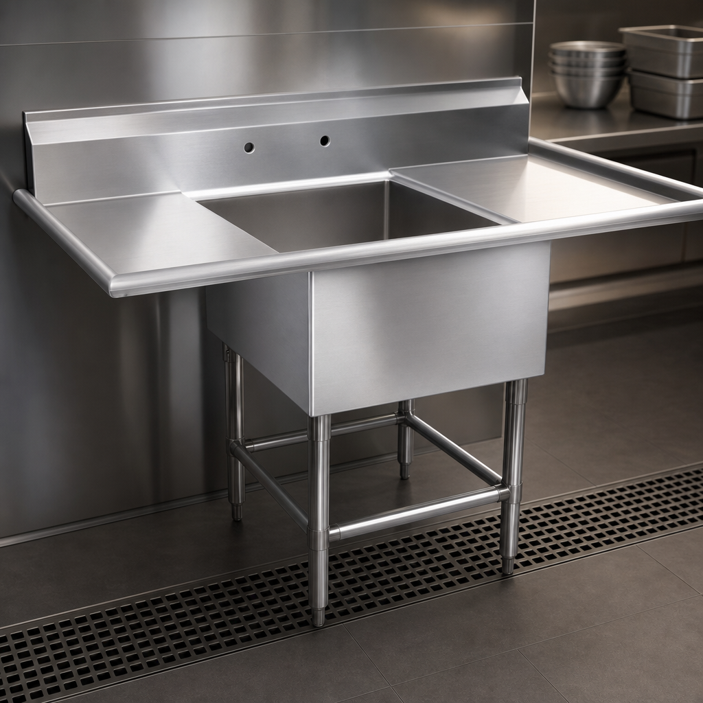 14-Gauge 304 Stainless Steel Top