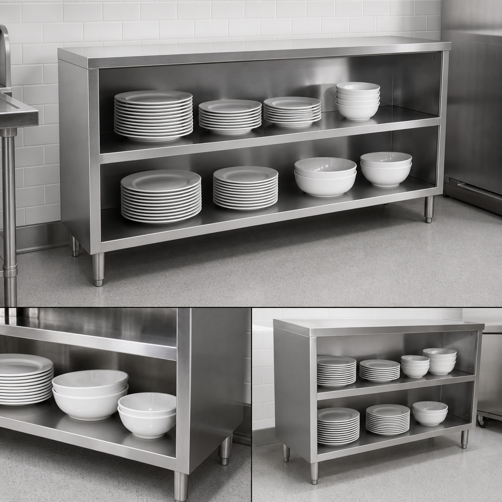 Open-Front Dish Storage Design