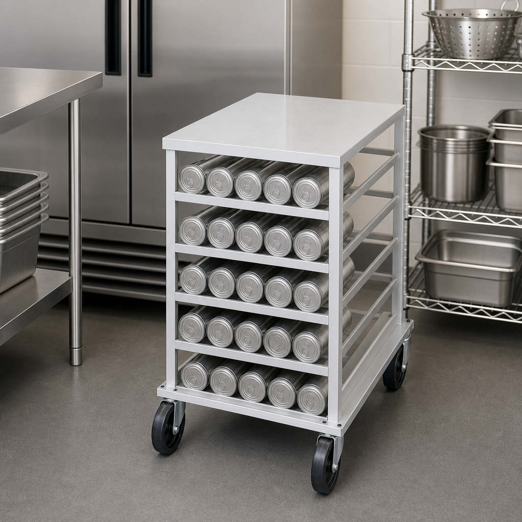 Half-Size Can Rack