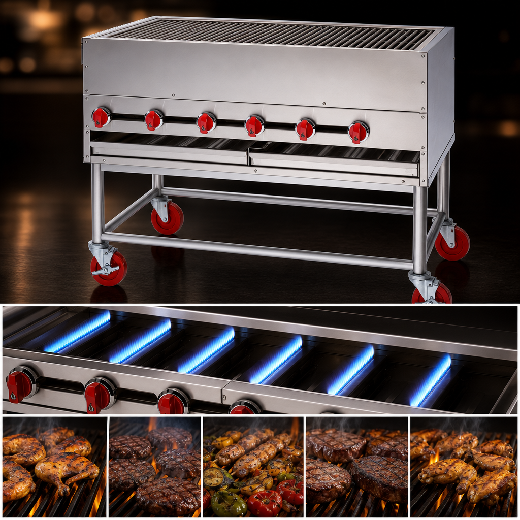 Five-Burner Output