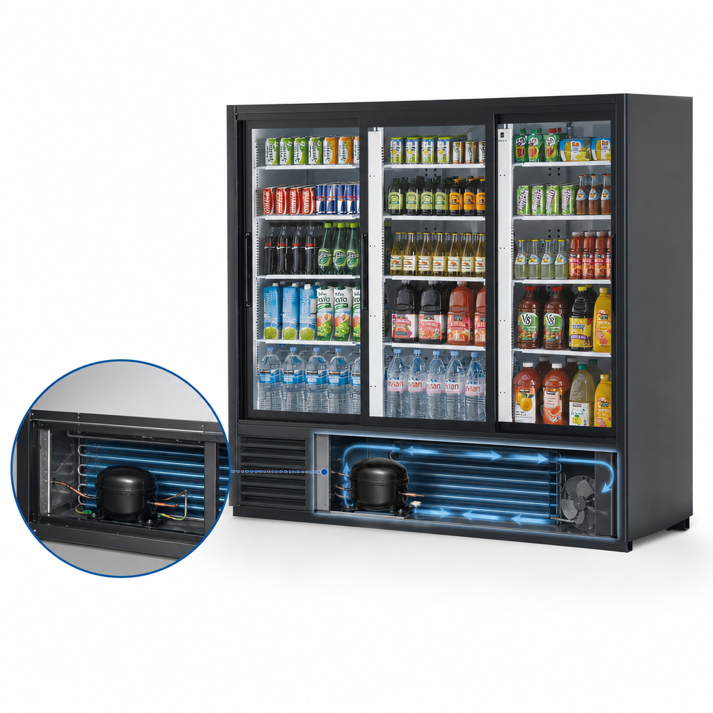 Self-Contained Bottom-Mount Refrigeration