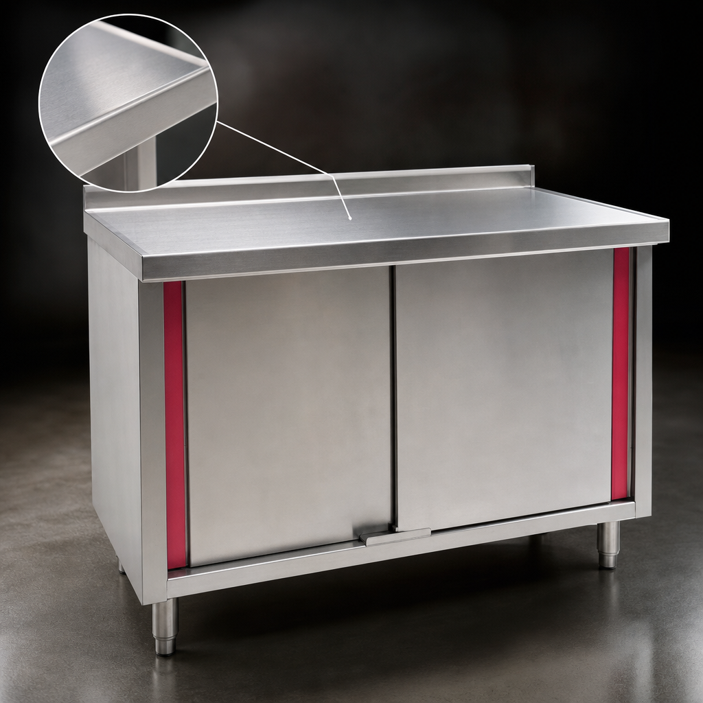14-Gauge Stainless Steel Top