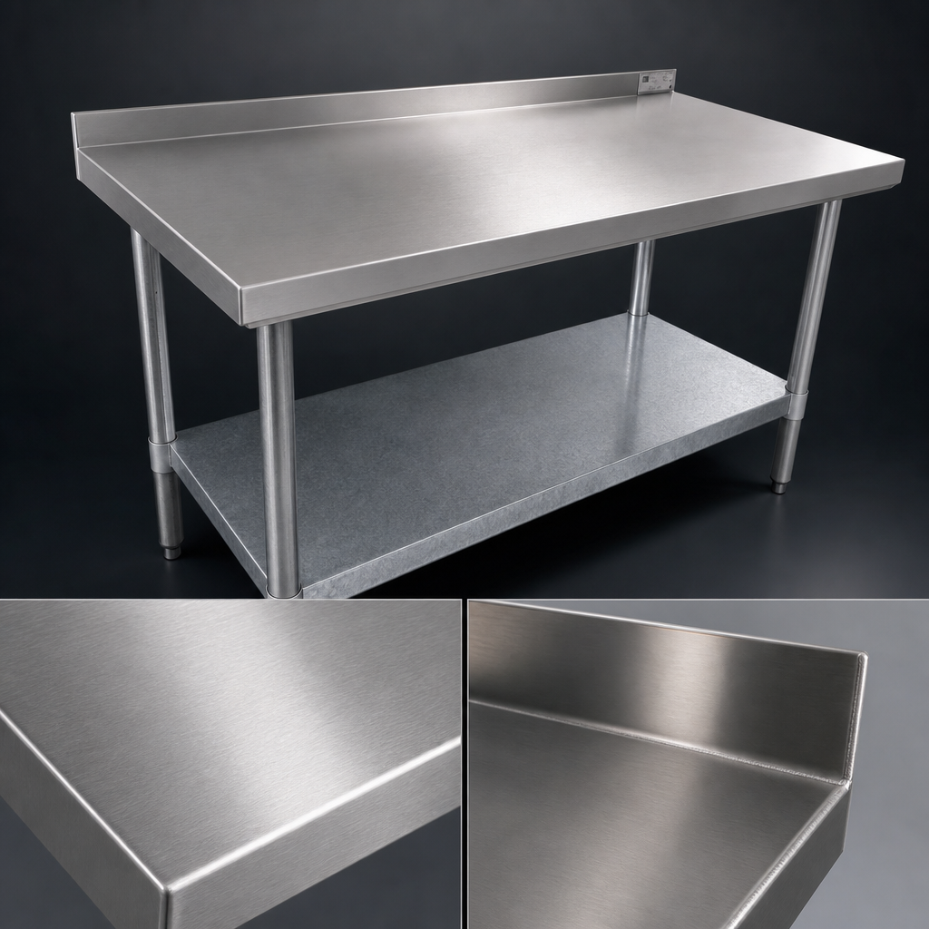 18-Gauge Type 430 Stainless Steel Top