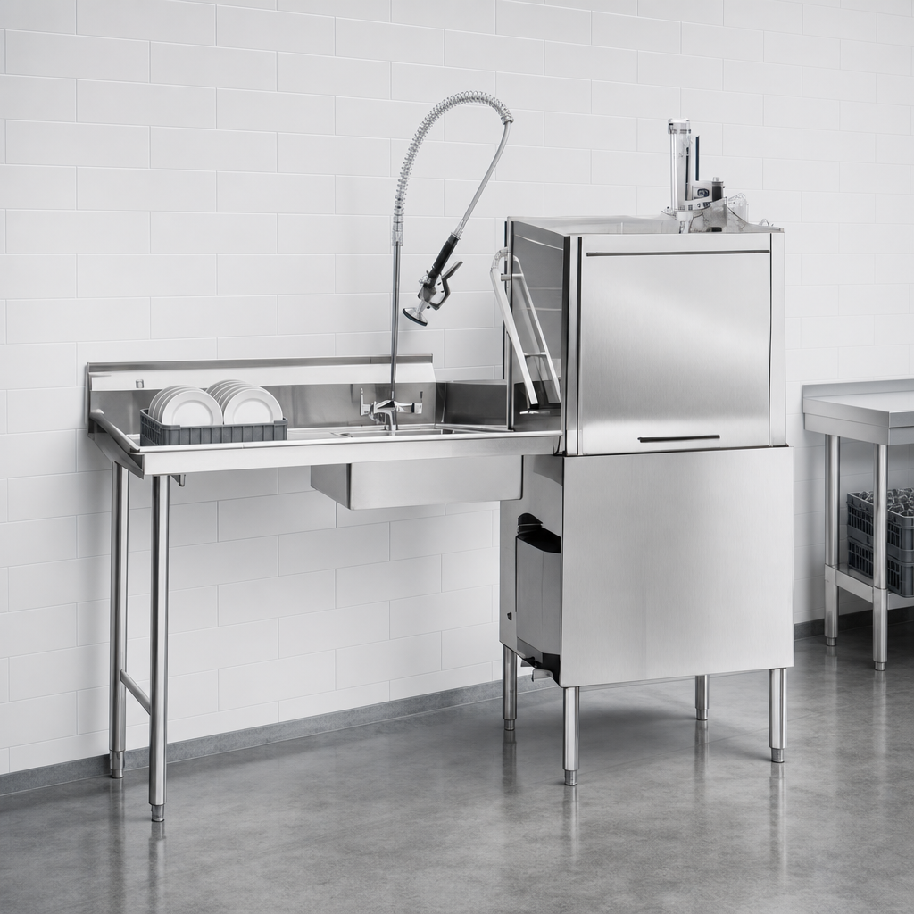 Straight Dishtable Design