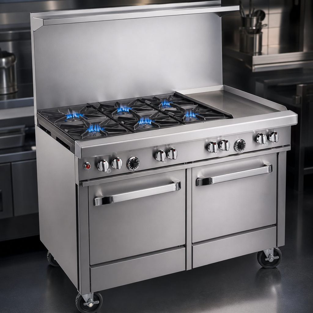 Four Non-Clog Burners