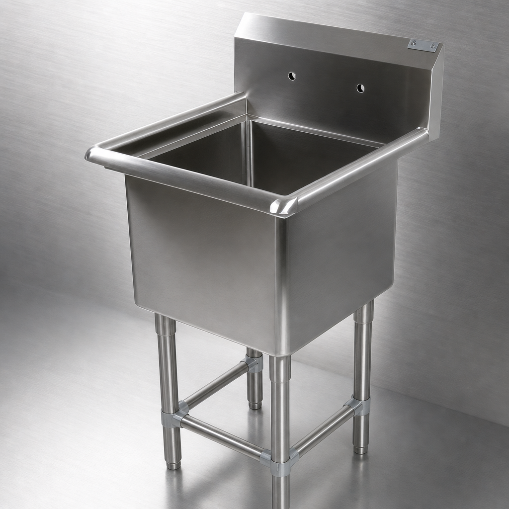 14-Gauge Type 300 Stainless Steel Construction