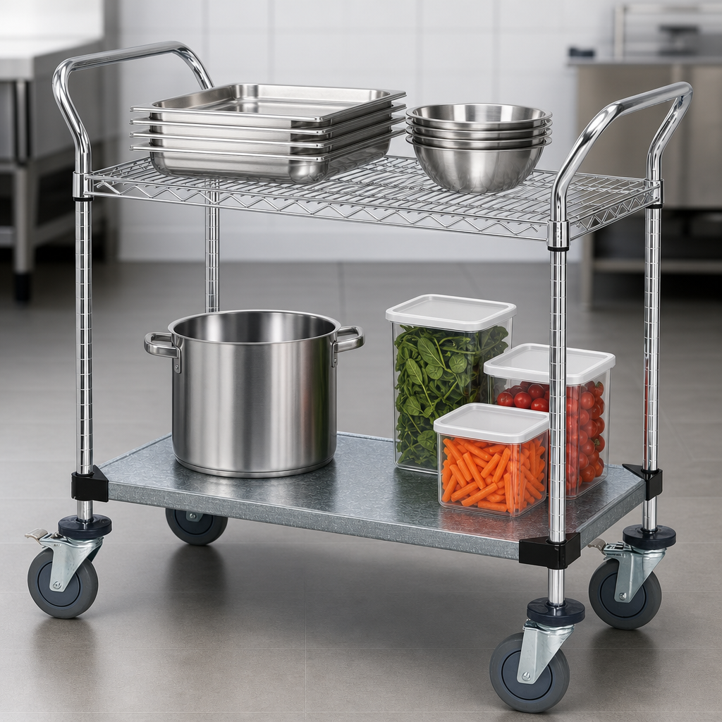 Chrome-Plated Wire Shelf