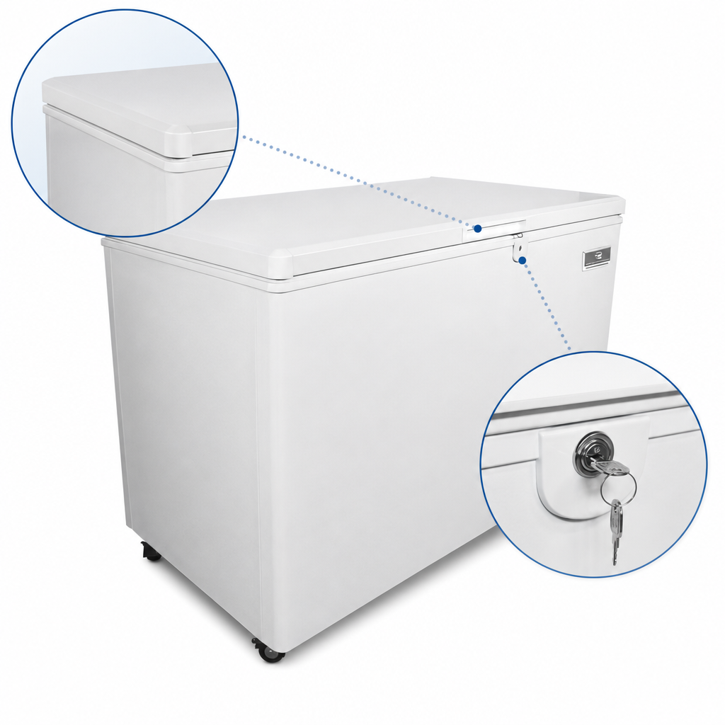Foamed Solid Lid with Lock