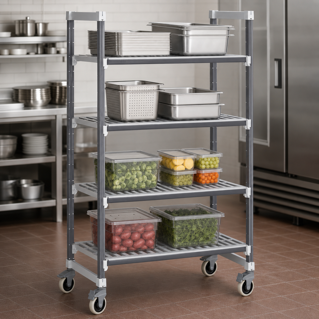 4-Shelf Mobile Starter Unit