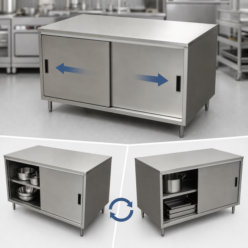 Dual Access Sliding Doors